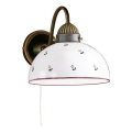 Kolarz 731.61.69 - Nástenná lampa NONNA 1xE27/75W/230V červená