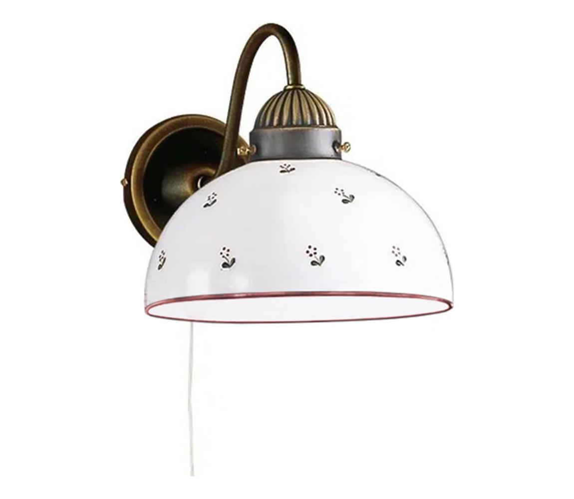 Kolarz Kolarz 731.61.69 - Nástenná lampa NONNA 1xE27/75W/230V červená