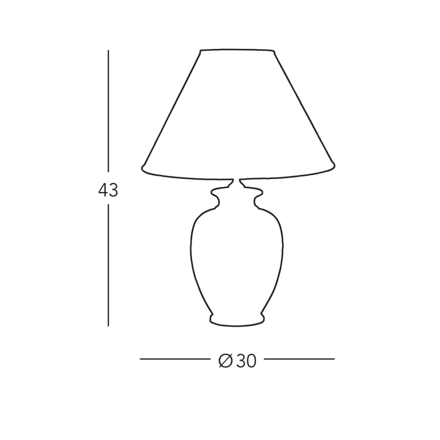 kolarz 731.70W.160 - Stolná lampa NONNA 1xE27/100W/230V kvetinový vzor biela/zlatá