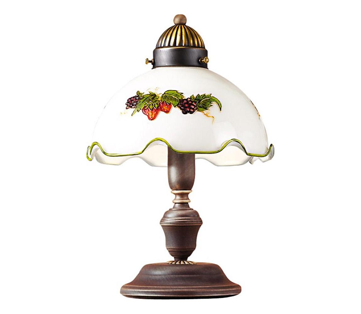 Kolarz 731.73.113 - Stolná lampa NONNA 1xE27/75W/230V vínová/jahodová 731.73.113