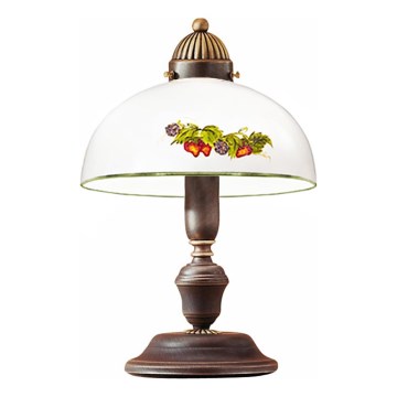 Kolarz 731.73.121 - Stolná lampa NONNA 1xE14/60W/230V víno/jahody