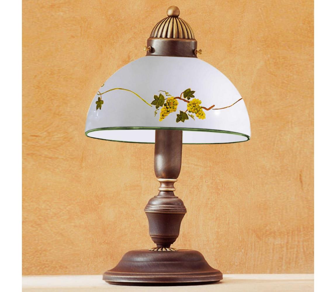 Kolarz 731.73.122 - Stolná lampa NONNA 1xE27/75W/230V vínová 731.73.122