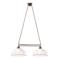 Kolarz 731.82.68 - Luster na lanku NONNA 2xE27/75W/230V červená