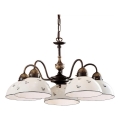 Kolarz 731.85.16 - Luster na reťazi NONNA 5xE27/75W/230V modrá