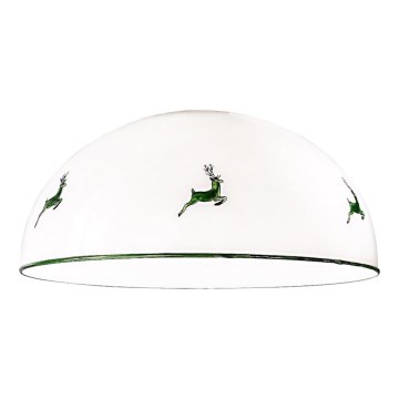 Kolarz 731.G101 - Náhradné sklo k lustru NONNA E27, priemer 30 cm, jelenia zelená