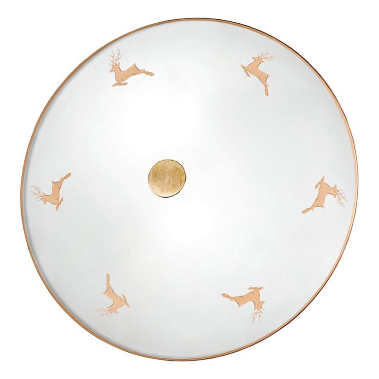 Kolarz 731.U12.4.150 - Nástenné svietidlo NONNA 2xE14/60W/230V, priemer 32 cm, jelení/ružové zlato