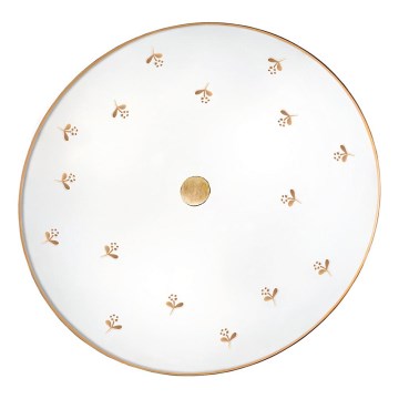 Kolarz 731.U13.4.160 - Nástenné svietidlo NONNA 3xE27/60W/230V pr. 42 cm kvetinový vzor ružové zlato