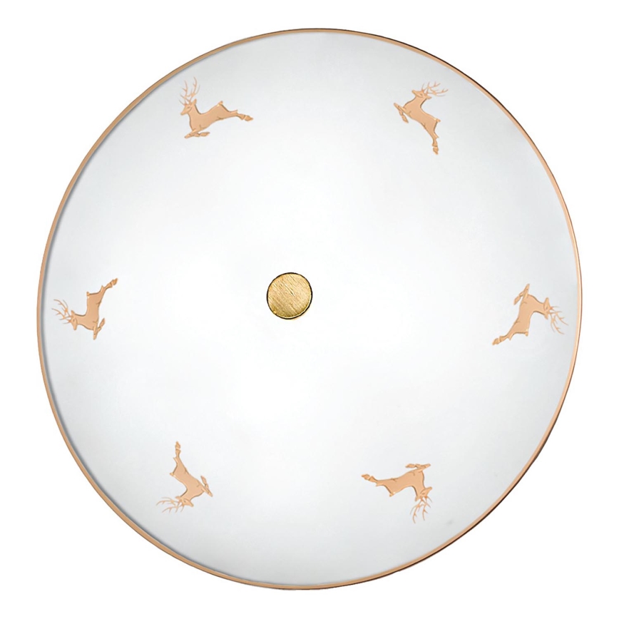 Kolarz 731.U14.4.150 - Nástenné svietidlo NONNA 4xE27/60W/230V, priemer 54 cm, jeleňí ružové zlato