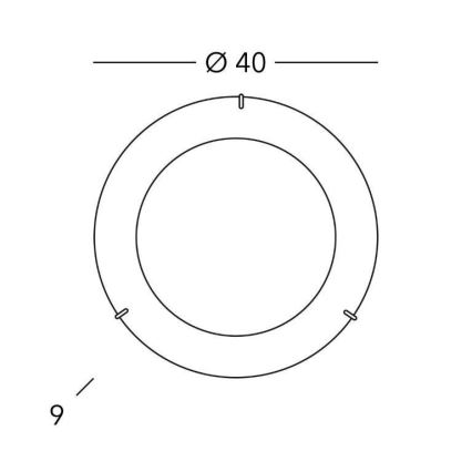 Kolarz A1306.12.4 - Stropné svietidlo MOON 2xE27/60W/230V