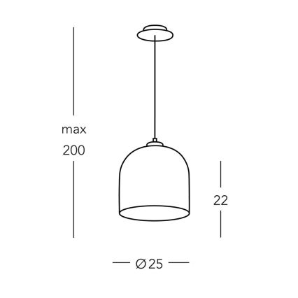 Kolarz A1352.31.Au - Luster na lanku NONNA 1xE27/60W/230V dub/biela/zlatá