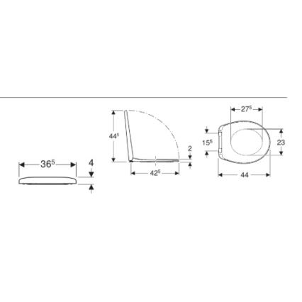 Kolo K90123000 - WC sedátko Rekord duroplast/biela