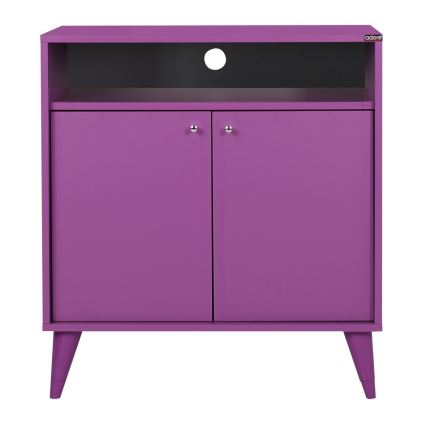 Komoda 79x73 cm fialová