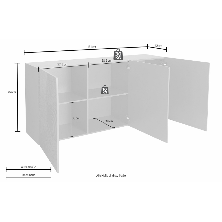 Komoda ARIA, dub Sonoma