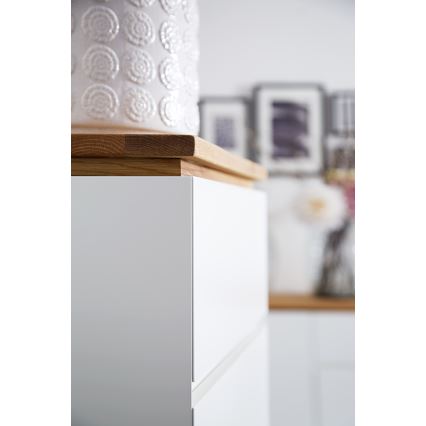 Komoda ARVI biela/dub