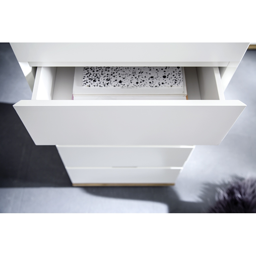 Komoda ARVI biela/dub