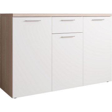 Komoda BRUNO dub sonoma/biela