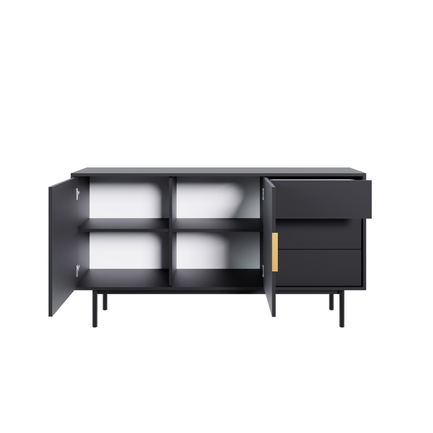 Komoda ELI 154x82x39 cm čierna