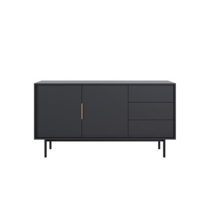Komoda ELI 154x82x39 cm čierna