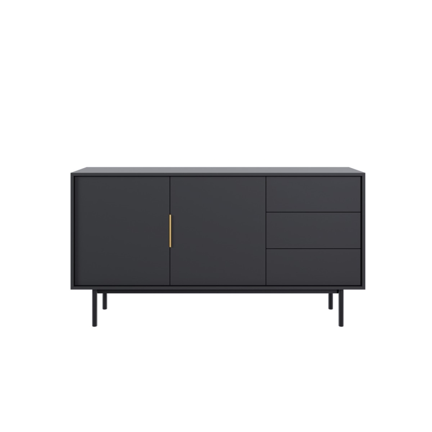 Komoda ELI 154x82x39 cm čierna