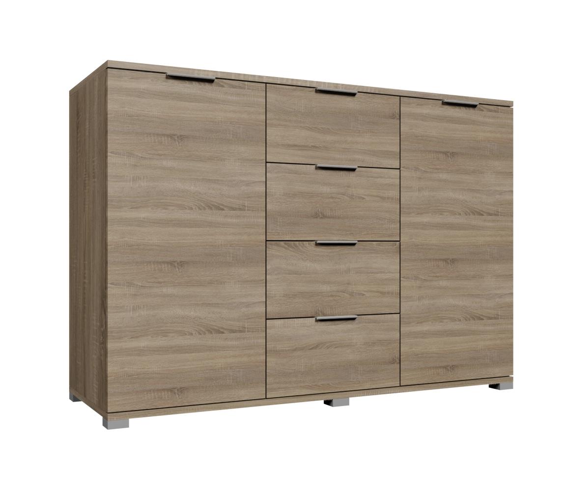 BWS Komoda HOPE 120x78x35 dub sonoma Bien 06
