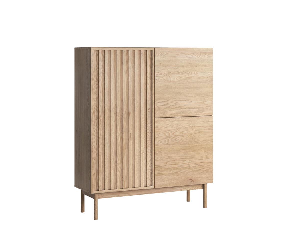 Gala Meble Komoda KIOTO 106x130x37 cm, dub Cremona S28-K3D-CRE