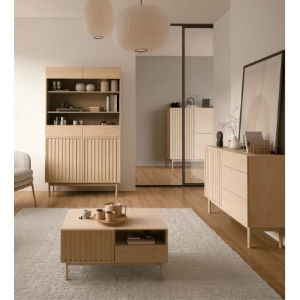 Komoda KIOTO 106x84x37 cm dub Cremona