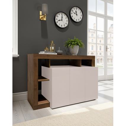 Komoda LENOR kašmír/dub