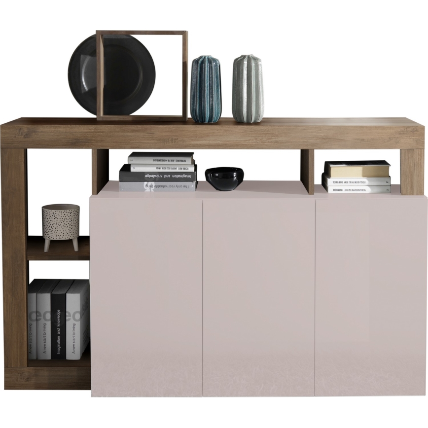 Komoda LENOR kašmír/dub