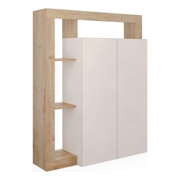 Komoda LENOR kašmír/hnedá