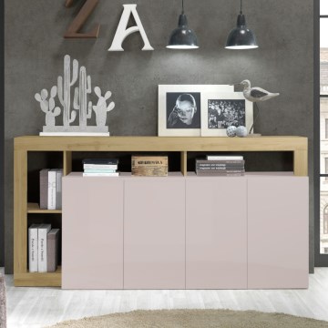 Komoda LENOR kašmír/hnedá