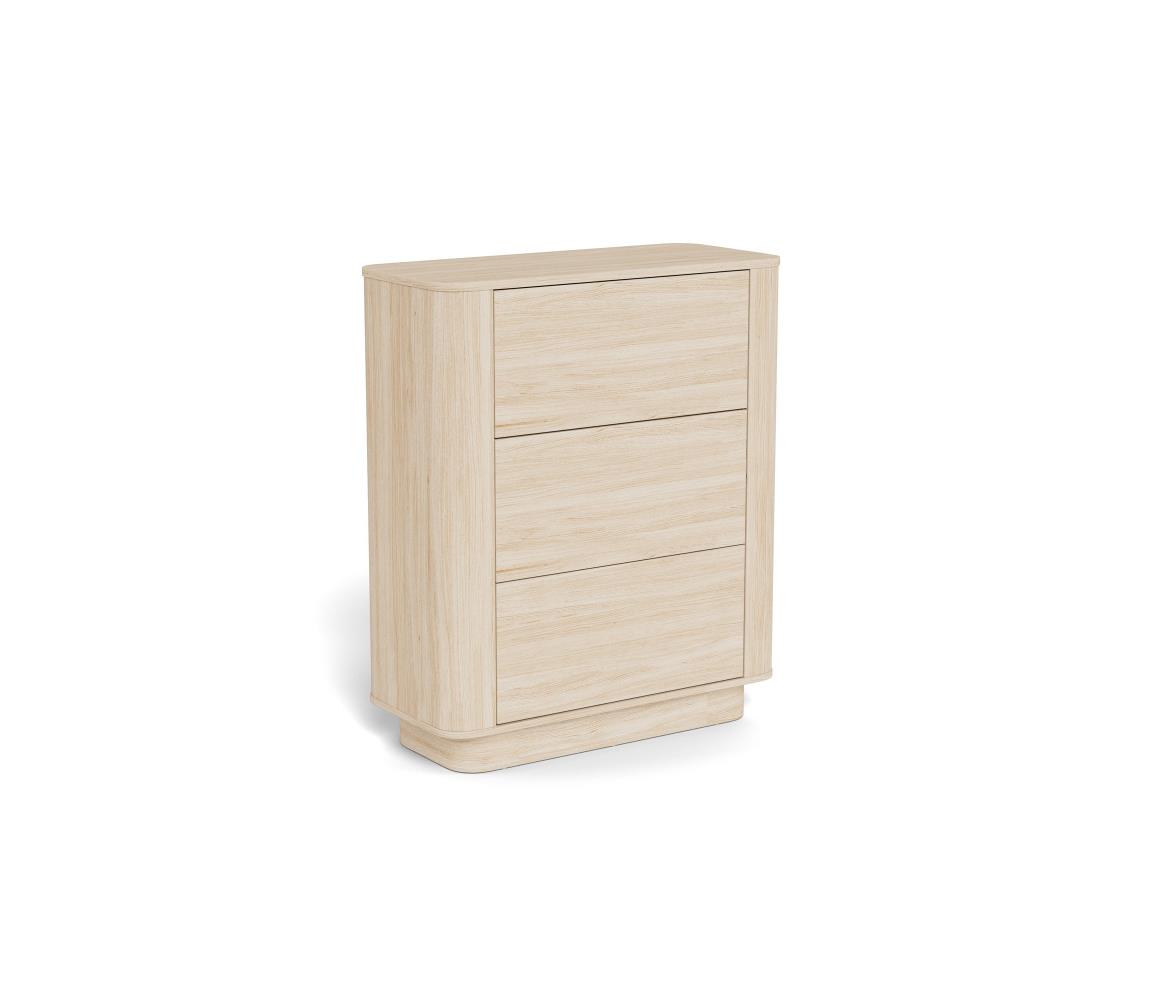Komoda MADERA 90x107 cm biely dub H000025658