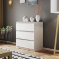 Komoda MALWA 77x70 cm biela
