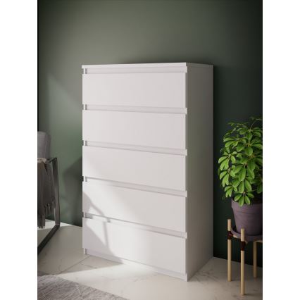 Komoda MAO s zásuvkami, biela