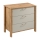 Komoda MENTA 90x81x47 cm dub wotan/sivá