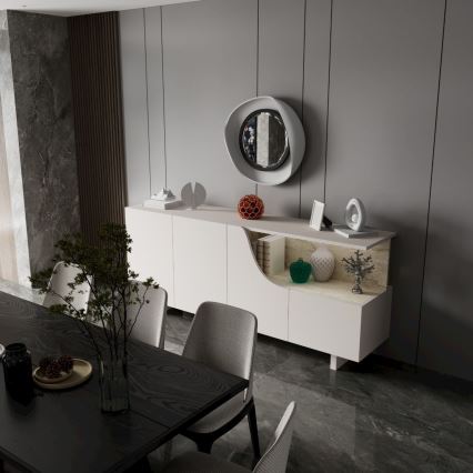 Komoda ORBIS 180x40 cm krémová/béžová