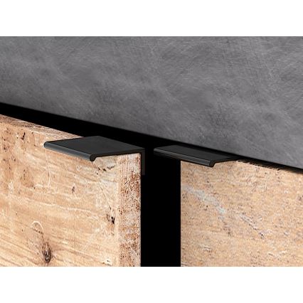 Komoda RUNEA svetlohnedá/antracit