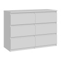 Komoda s zásuvkami MAO biela
