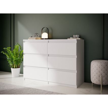 Komoda s zásuvkami MAO biela
