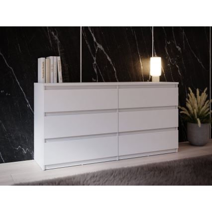 Komoda s zásuvkami MAO biela