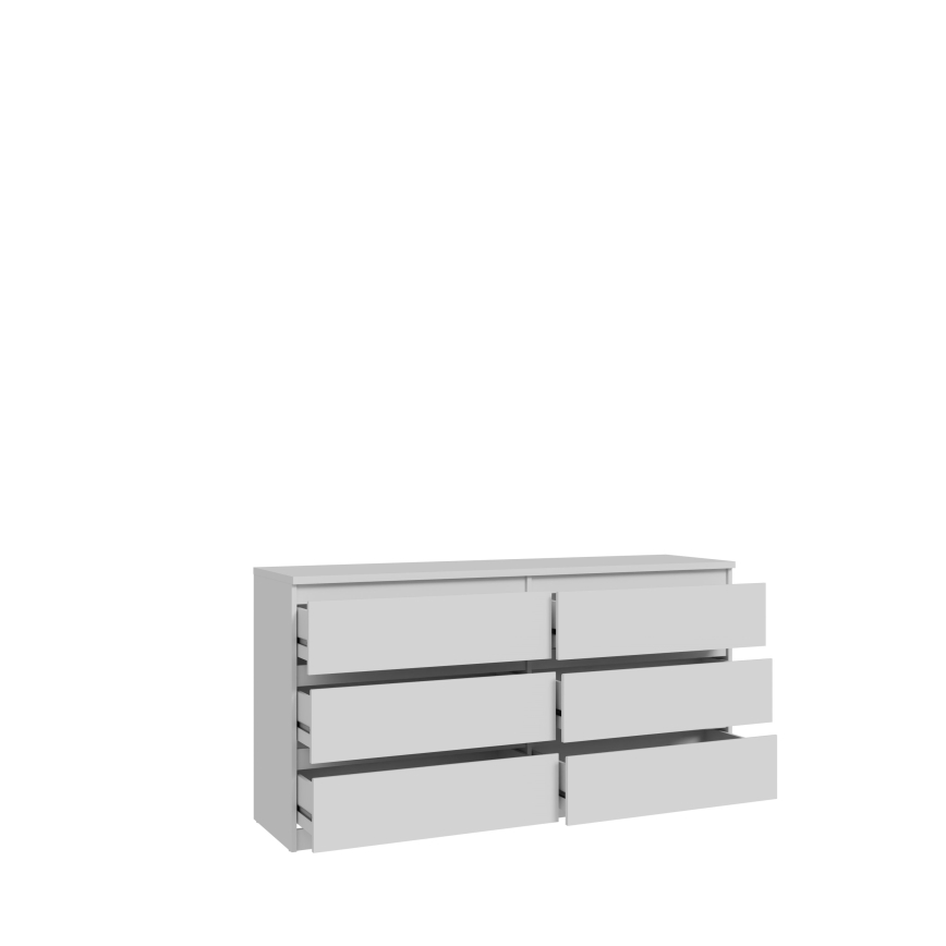 Komoda s zásuvkami MAO biela