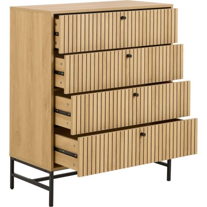 Komoda s zásuvkami OLIVIA dub