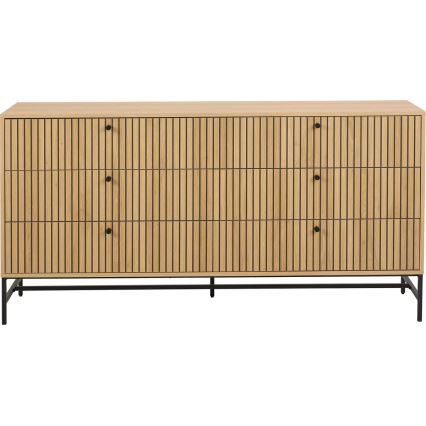 Komoda s zásuvkami OLIVIA dub