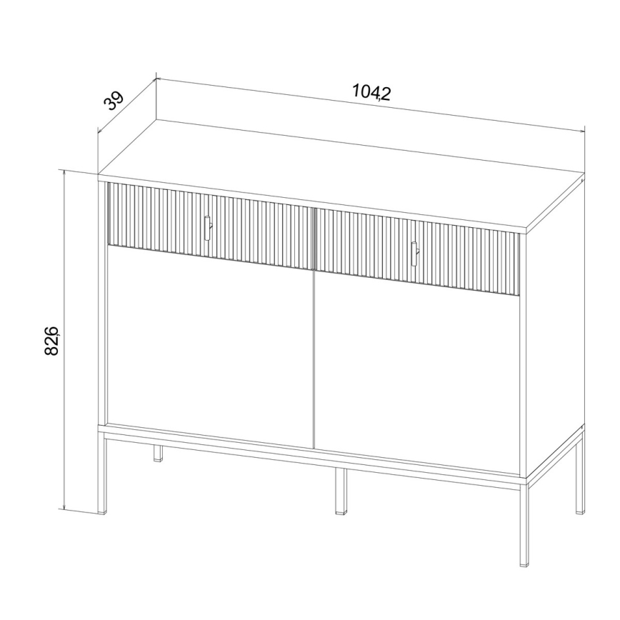 Komoda SUE béžová/kašmír