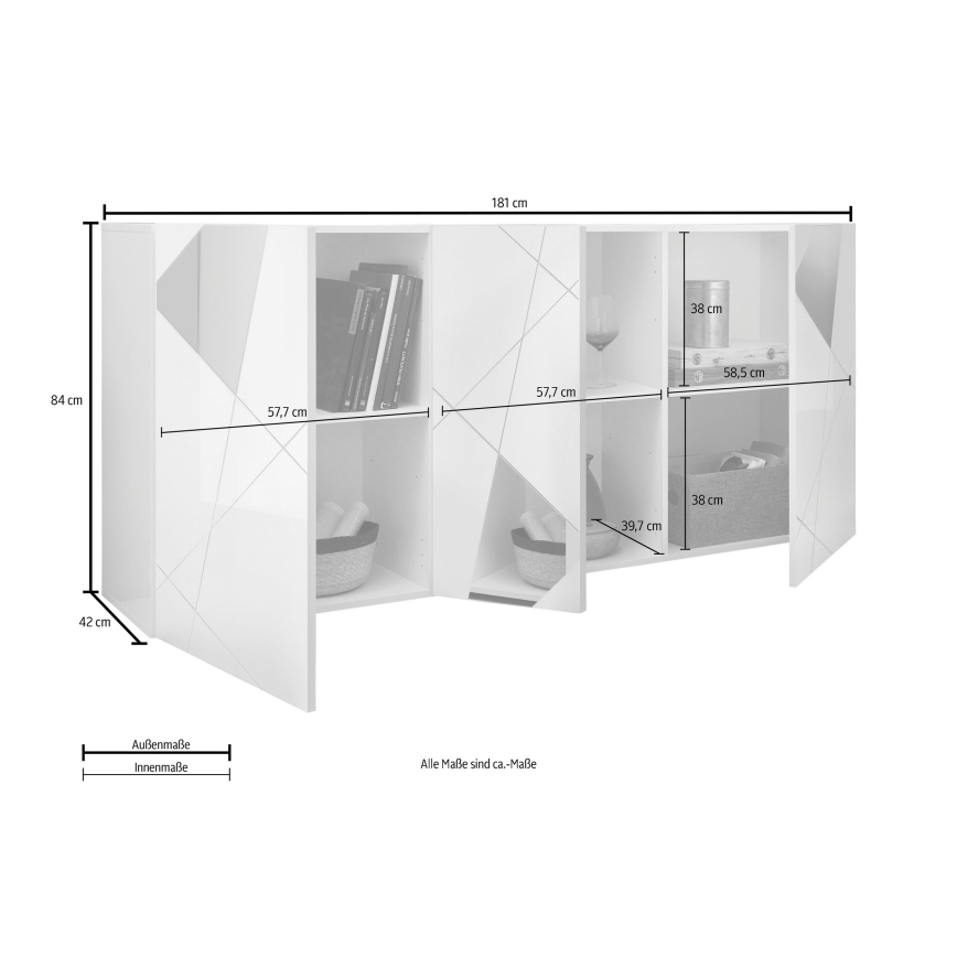 Komoda TAVRI antracit