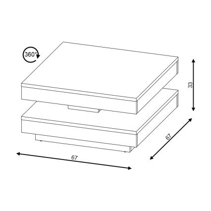 Konferenčný stôl TIMO biely
