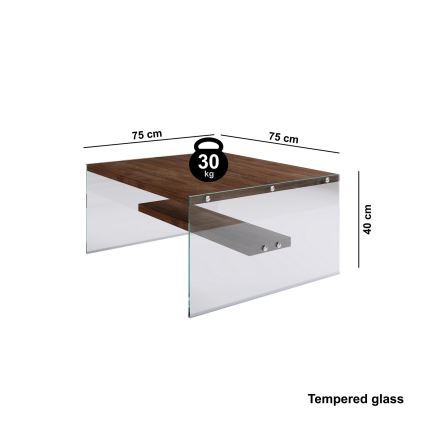 Konferenčný stolík  40x75 cm borovica