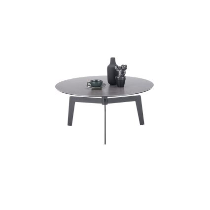 Konferenčný stolík BALANCE pr. 80 cm sivá/antracit