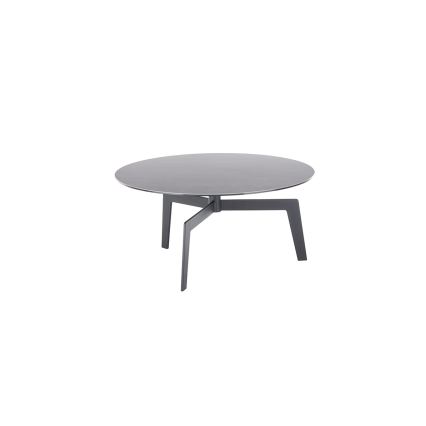 Konferenčný stolík BALANCE pr. 80 cm sivá/antracit