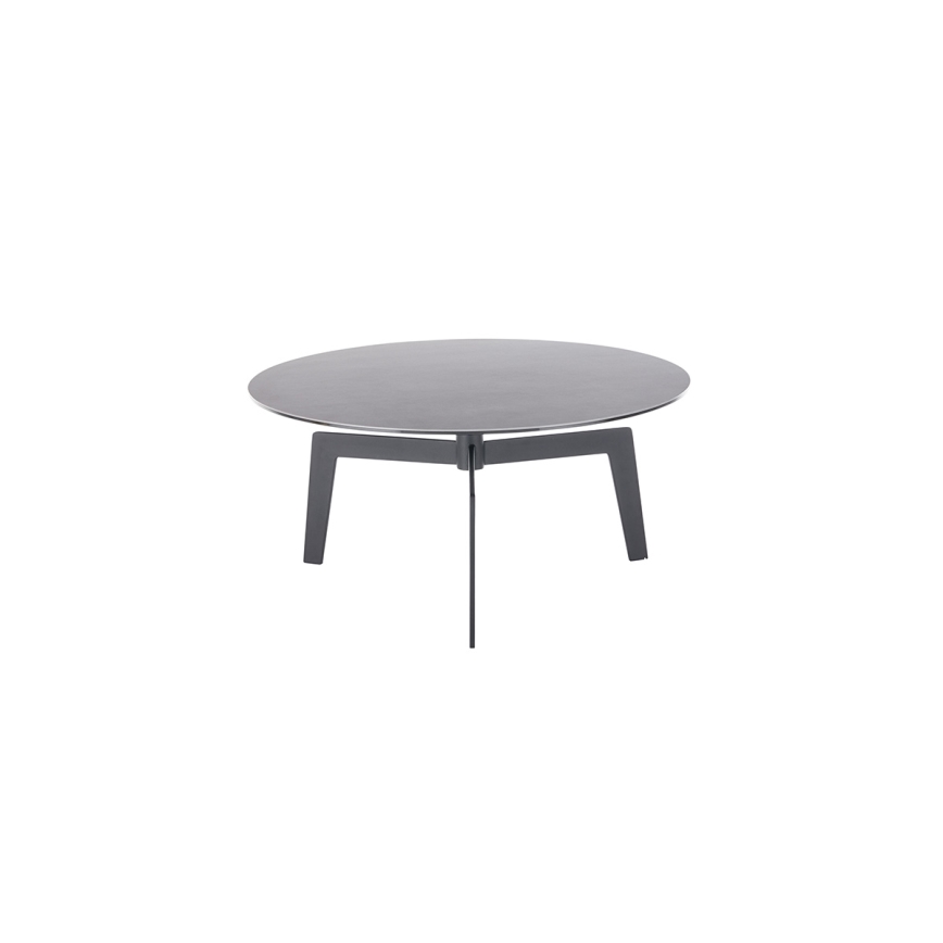 Konferenčný stolík BALANCE pr. 80 cm sivá/antracit