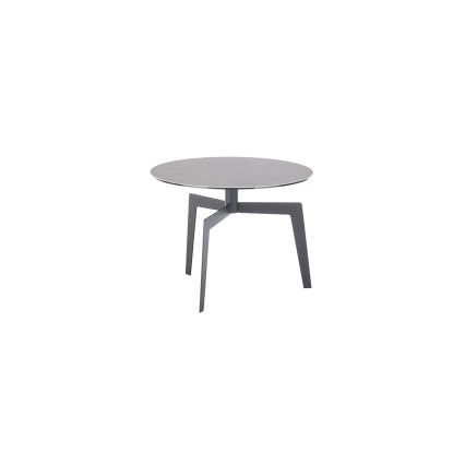 Konferenčný stolík BALANCE priemer 60 cm sivá/antracit